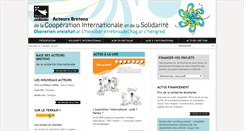 Desktop Screenshot of bretagne-solidarite-internationale.org